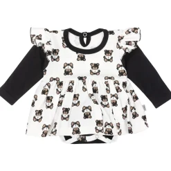 Sukienka z body Black Teddy Bear