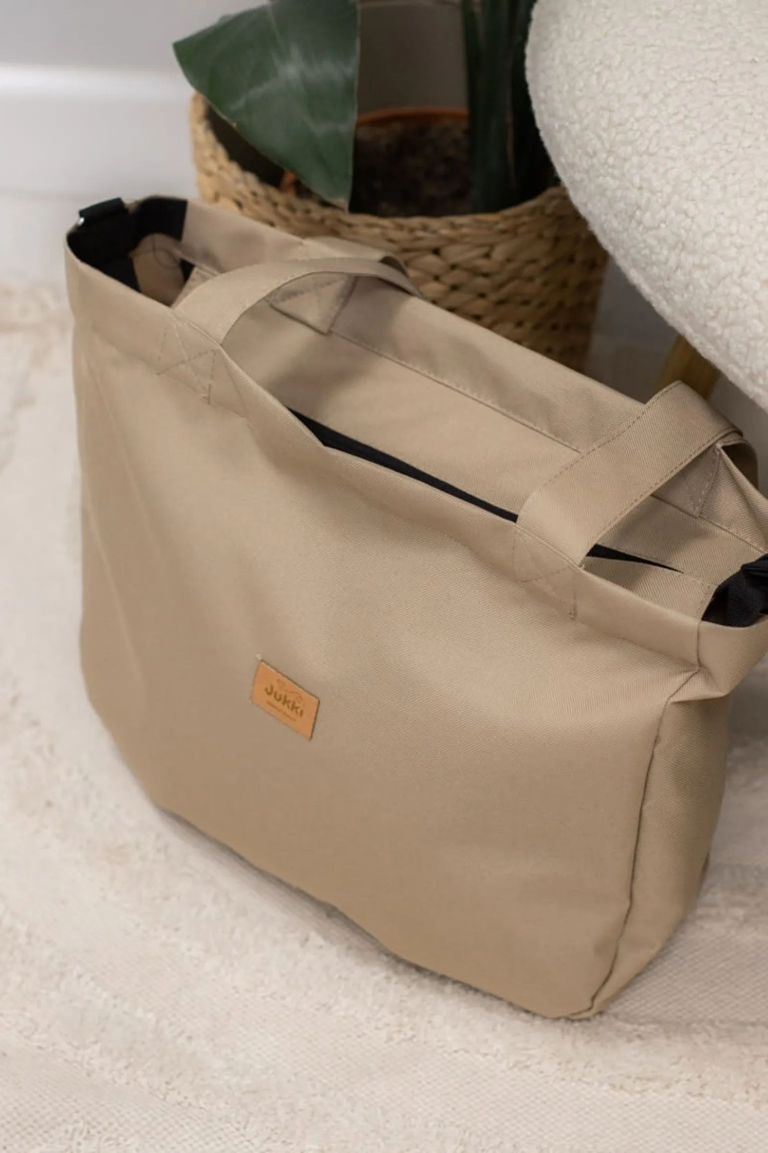 Torba do wózka dziecięcego Simple Shopper Bag Beige