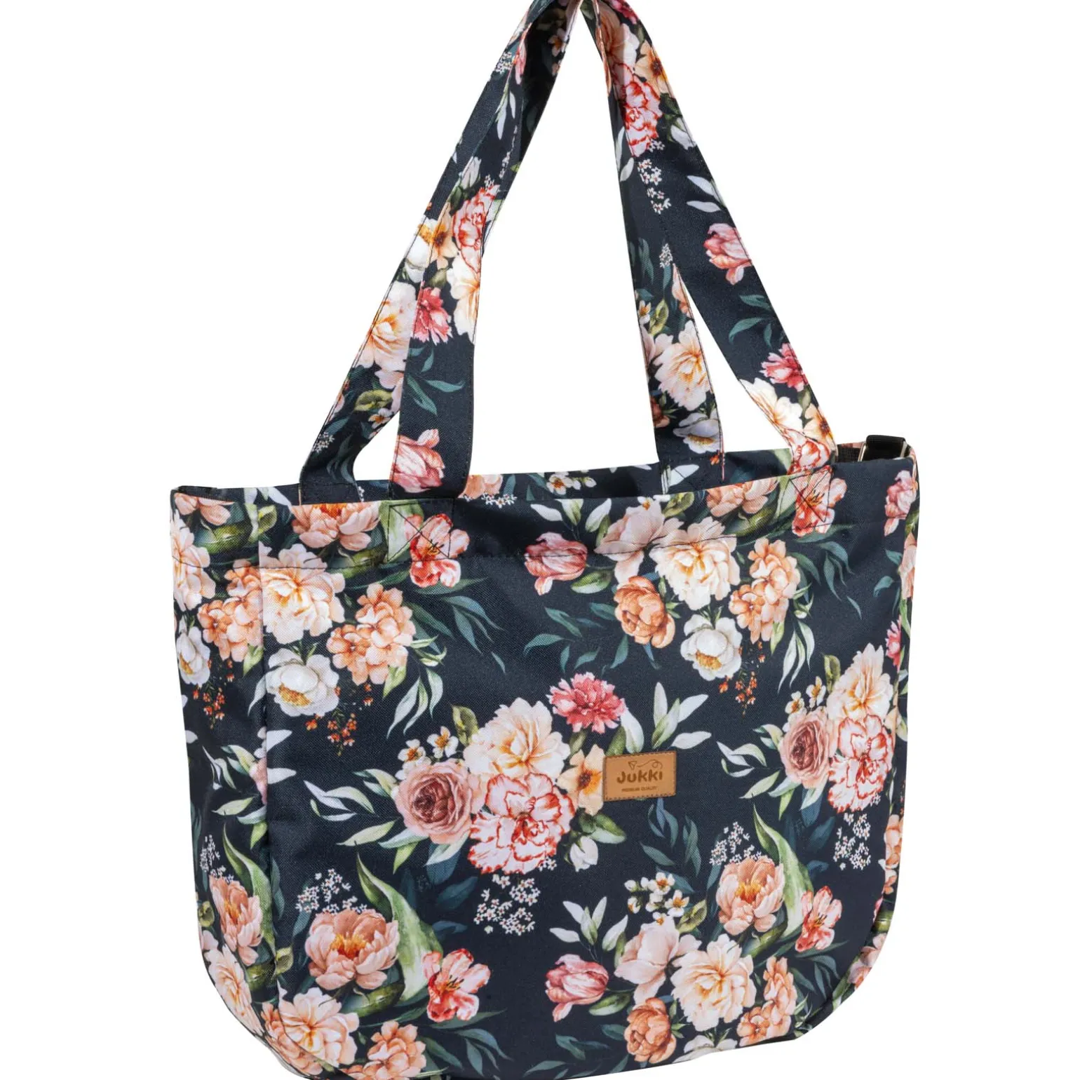 Torba do wózka dziecięcego Simple Shopper Bag Peony Black