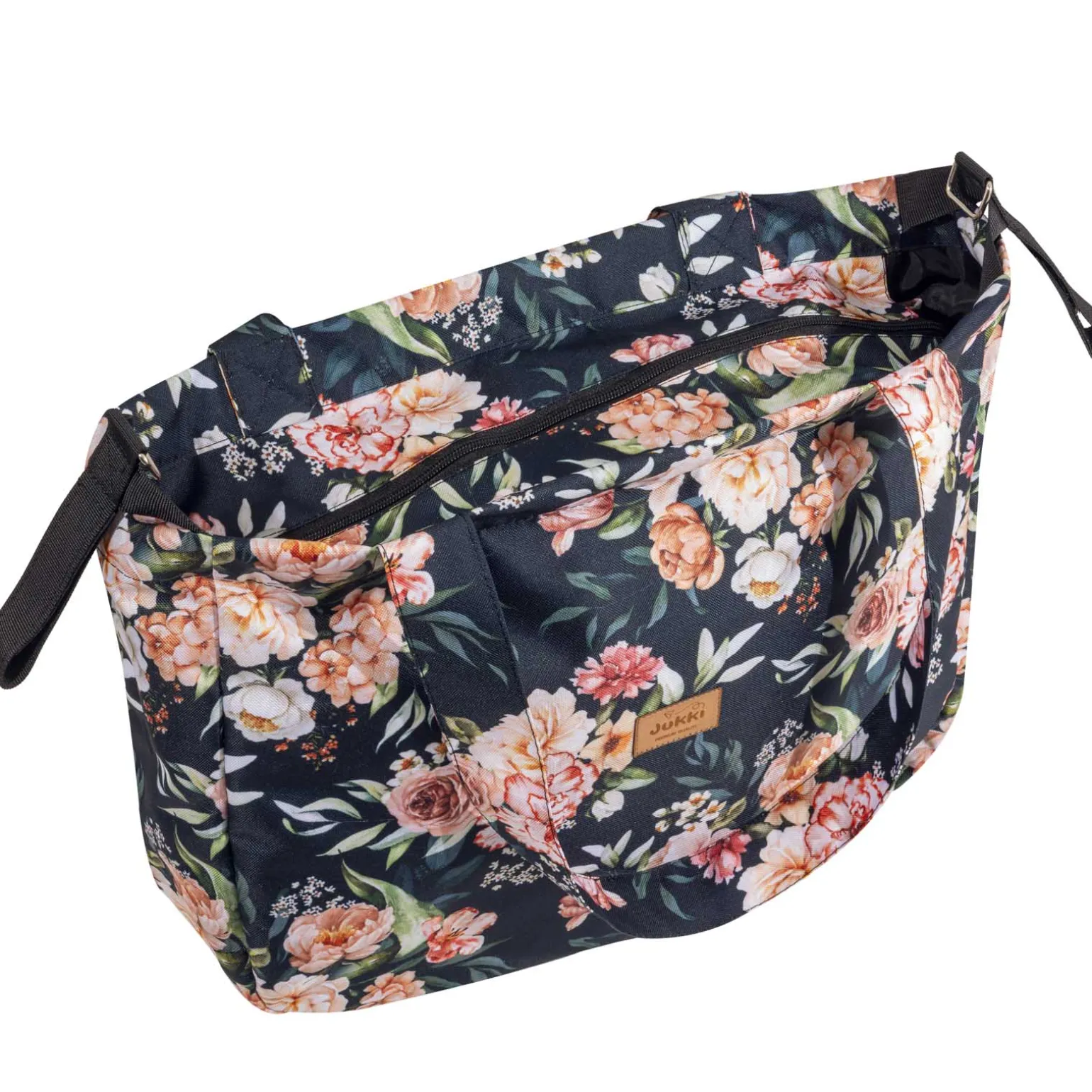 Torba do wózka dziecięcego Simple Shopper Bag Peony Black