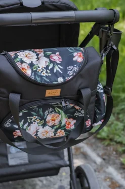 Torba do wózka Peony Black