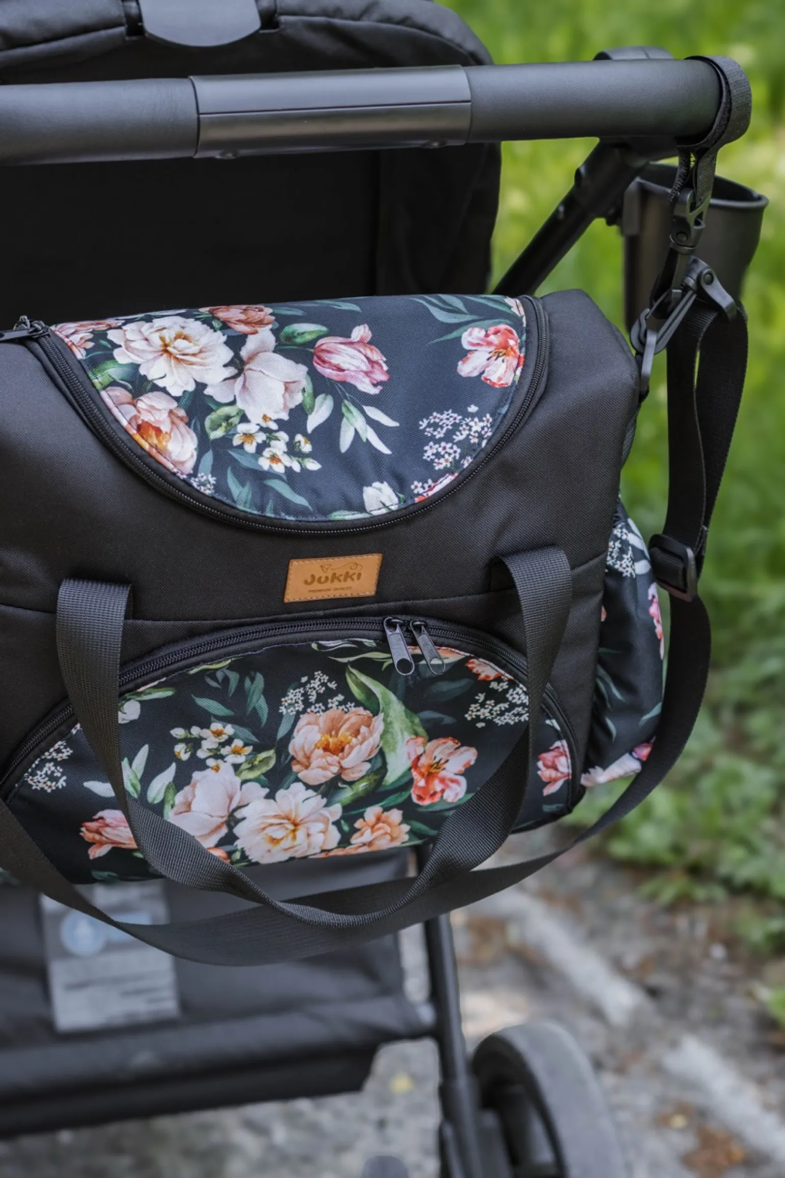 Torba do wózka Peony Black