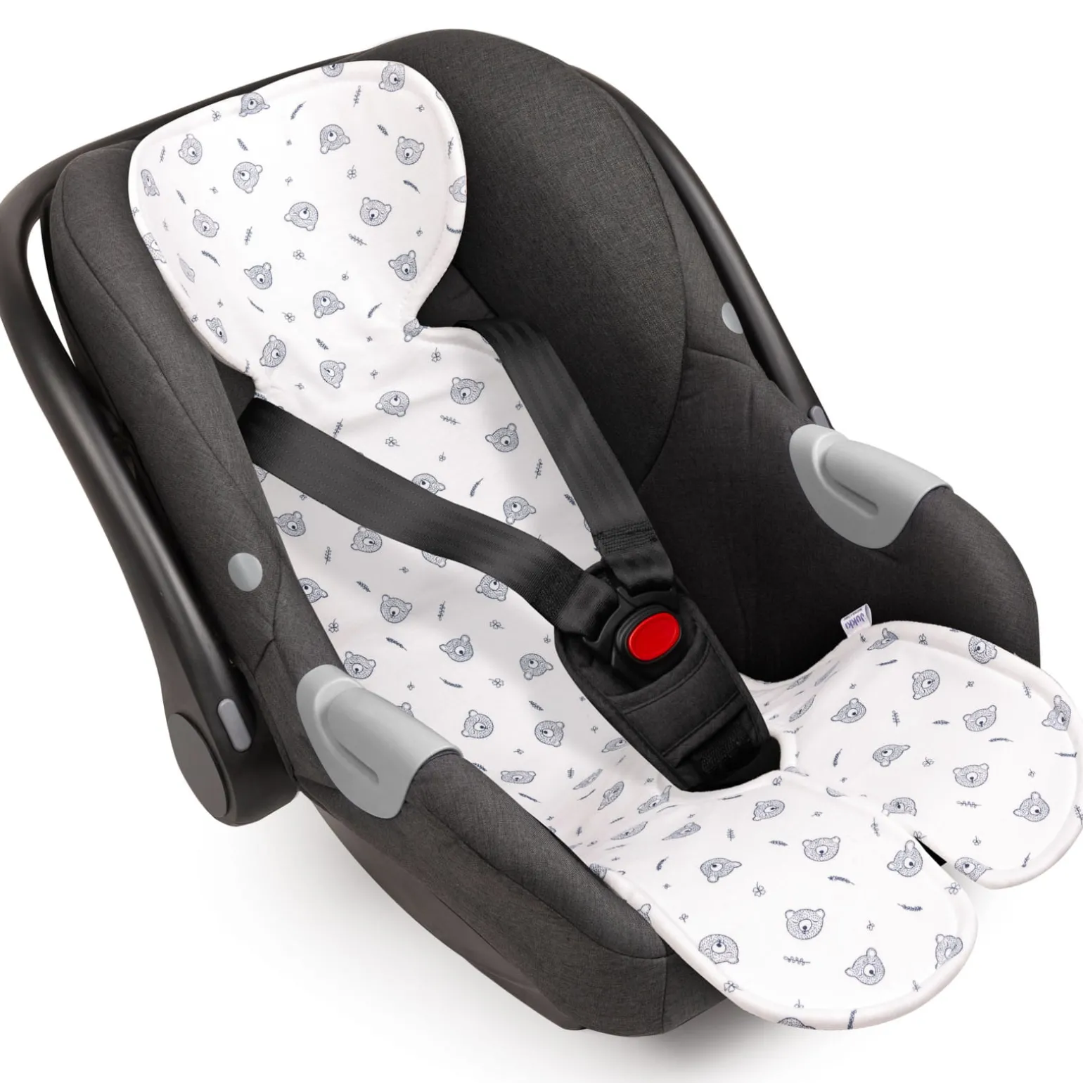 Wkładka antypotowa do fotelika 0-13 kg i 9-18kg - Teddy Bear Blue