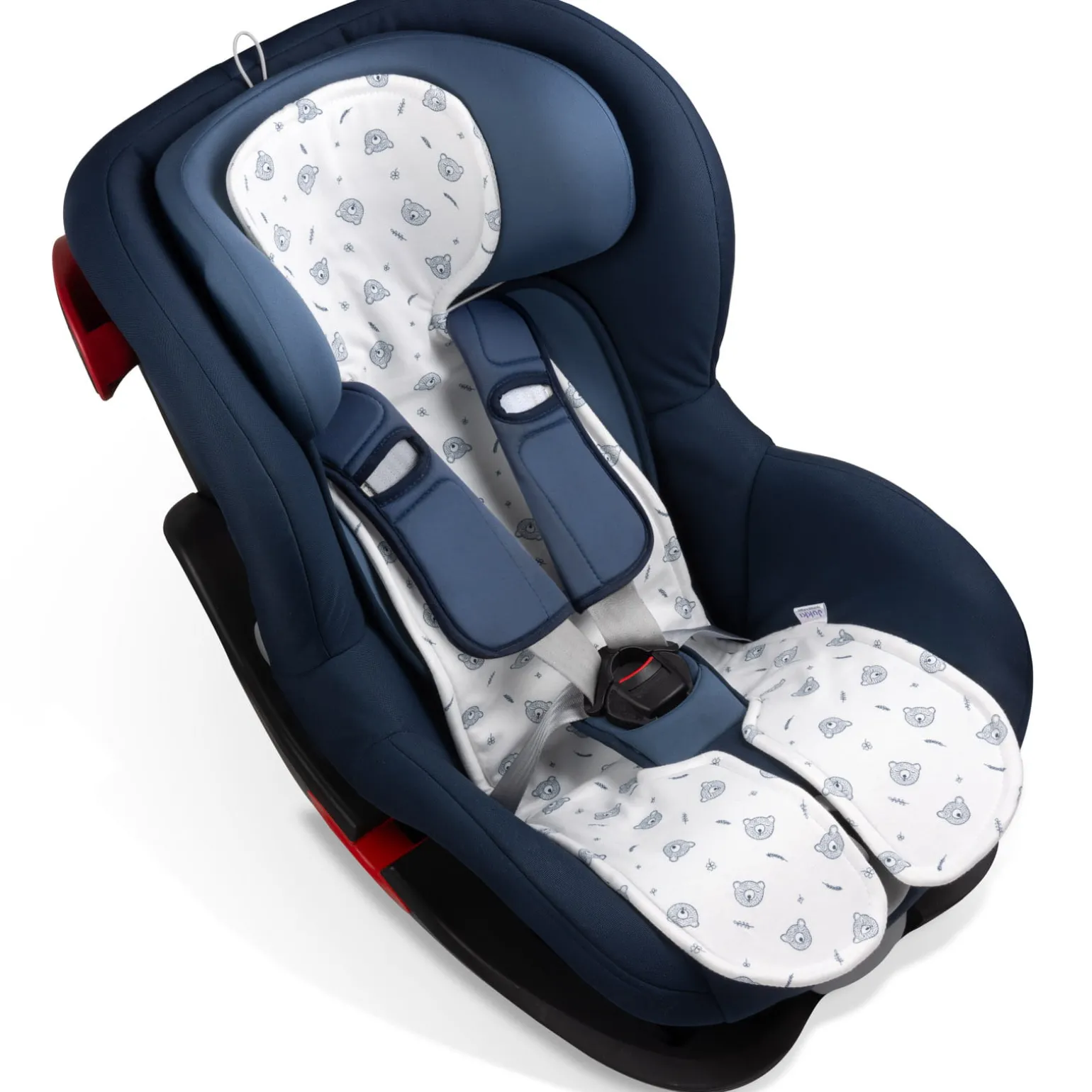 Wkładka antypotowa do fotelika 0-13 kg i 9-18kg - Teddy Bear Blue