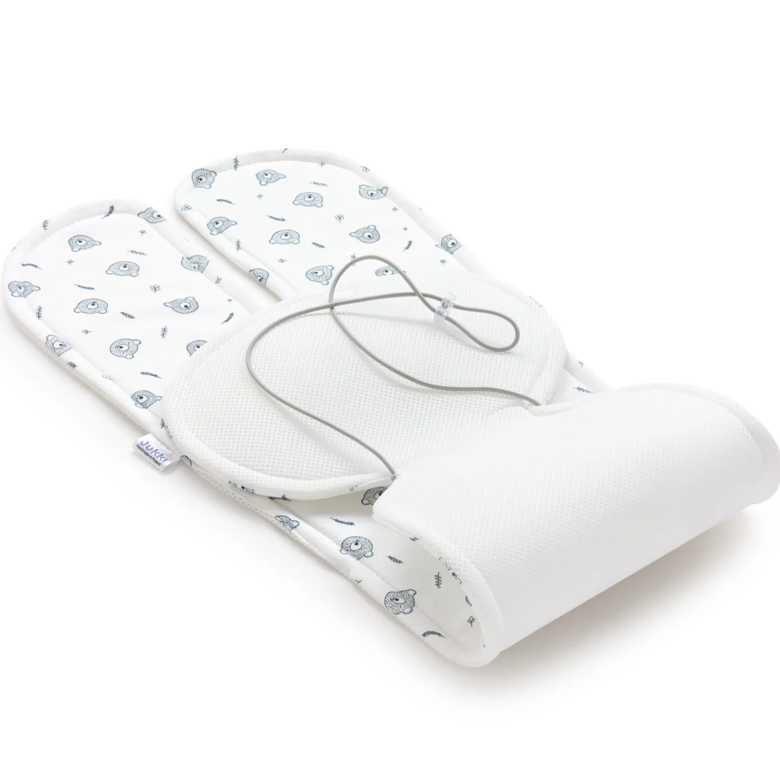 Wkładka antypotowa do fotelika 0-13 kg i 9-18kg - Teddy Bear Blue