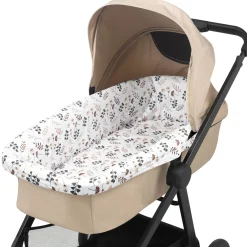 Zestaw do gondoli – bawełniany ochraniacz + prześcieradło Boho Garden