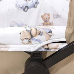 Zestaw do gondoli – bawełniany ochraniacz + prześcieradło Pilot Bears