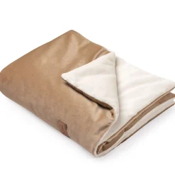 Zestaw do wózka - Plusz ecru i Toffee Soft Velvet
