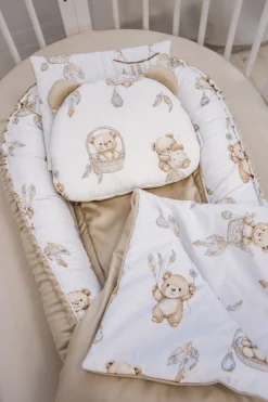Zestaw 5 elementowy Comfort - Boho Bears i Cappuccino Soft Velvet