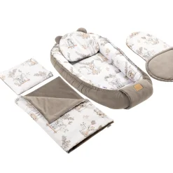 Zestaw 5 elementowy Comfort - Happy Jungle i Latte Velvet