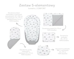 Zestaw 5 elementowy Comfort - Linen Light PREMIUM