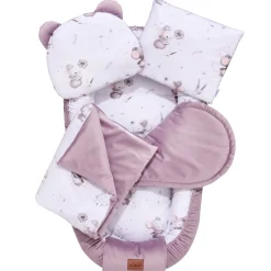 Zestaw 5 elementowy Comfort - Lovely Mouse i Wrzosowy Soft Velvet