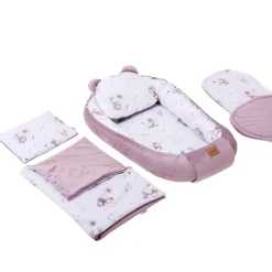 Zestaw 5 elementowy Comfort - Lovely Mouse i Wrzosowy Soft Velvet