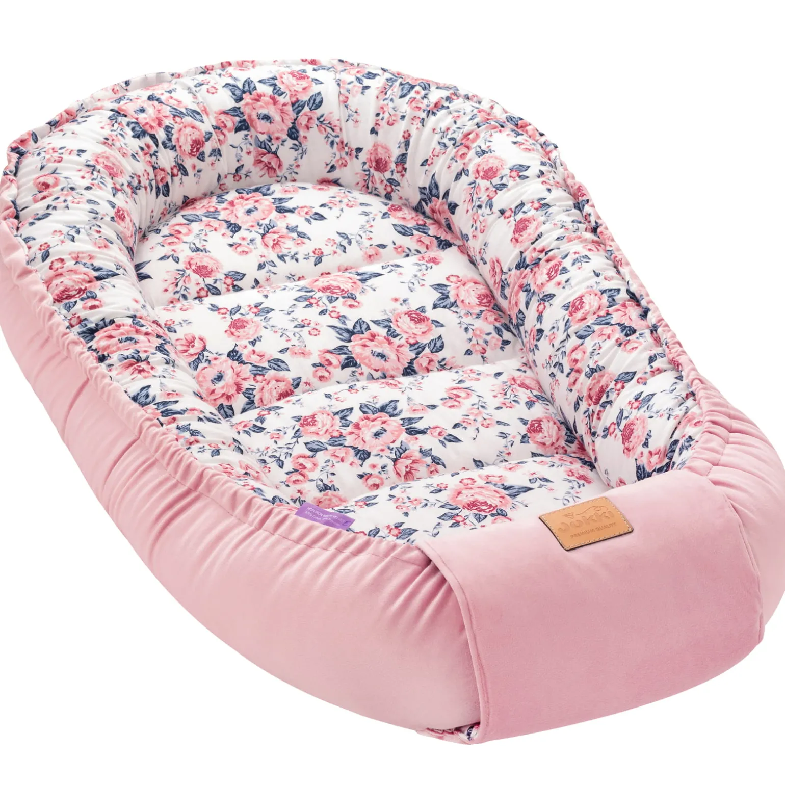 Zestaw 5 elementowy Comfort - Roses i Smokey Pink Soft Velvet
