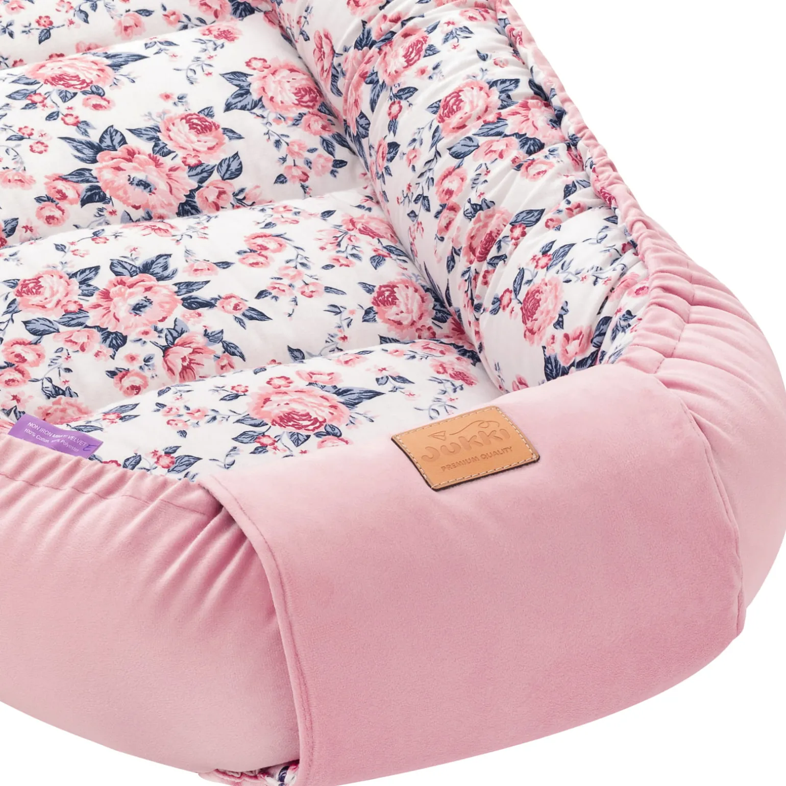 Zestaw 5 elementowy Comfort - Roses i Smokey Pink Soft Velvet