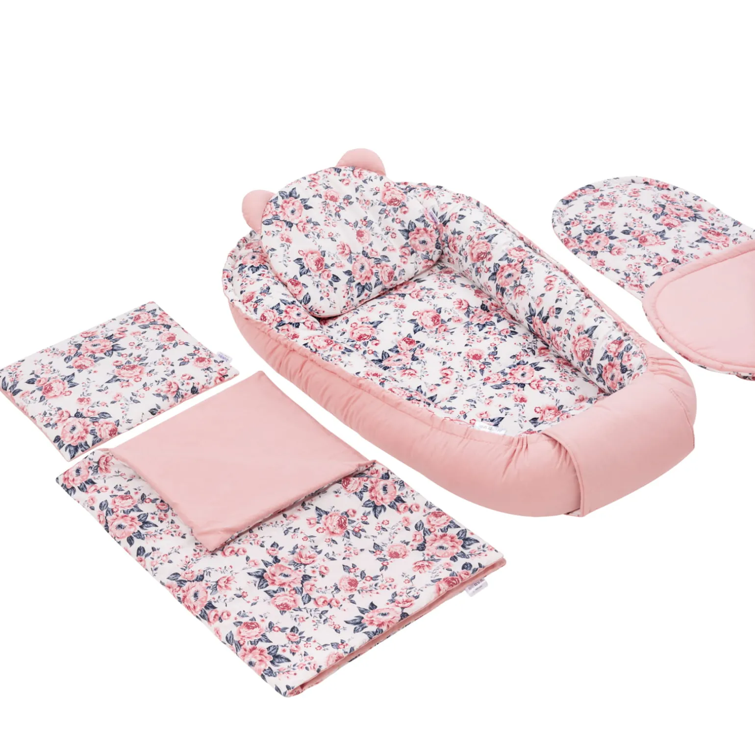 Zestaw 5 elementowy Comfort - Roses (bawełniany)