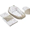 Zestaw 5 elementowy Comfort - Swan Family i Cappuccino Soft Velvet