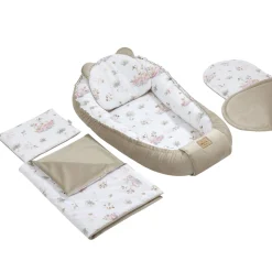 Zestaw 5 elementowy Comfort - Swan Family i Cappuccino Soft Velvet