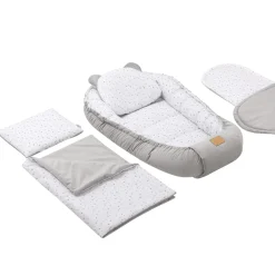 Zestaw 5 elementowy Comfort - Twinkle Stars i Szary Velvet