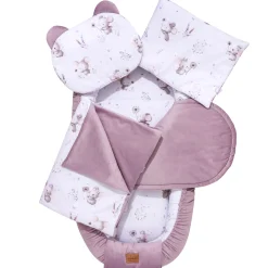 Zestaw 5 elementowy XXL - Lovely Mouse i Wrzosowy Soft Velvet
