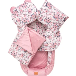 Zestaw 5 elementowy XXL - Roses i Smokey Pink Soft Velvet