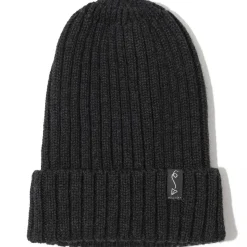 Zimowa czapka z wełny merino - GRAPHITE MELANGE