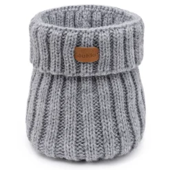 Zimowy komplet JUKKI - czapka oraz komin - GREY MELANGE