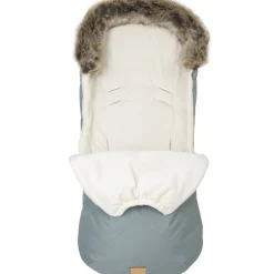 Zimowy śpiworek dziecięcy do wózka, gondoli i sanek - PASTEL SAGE WINTER