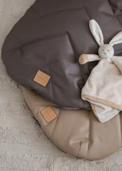 Zimowy śpiworek dziecięcy do wózka, gondoli i sanek - BEIGE WINTER