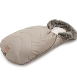 Zimowy śpiworek dziecięcy do wózka, gondoli i sanek - BEIGE WINTER