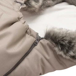 Zimowy śpiworek dziecięcy do wózka, gondoli i sanek - BEIGE WINTER