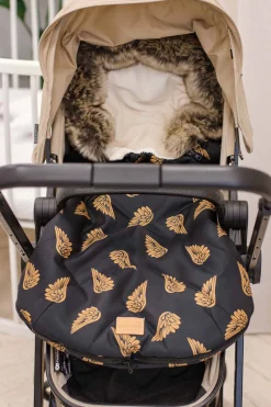 Zimowy śpiworek dziecięcy do wózka, gondoli i sanek - GOLD WINGS WINTER