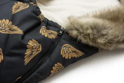 Zimowy śpiworek dziecięcy do wózka, gondoli i sanek - GOLD WINGS WINTER