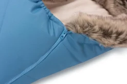 Zimowy śpiworek dziecięcy do wózka, gondoli i sanek - BLUE WINTER