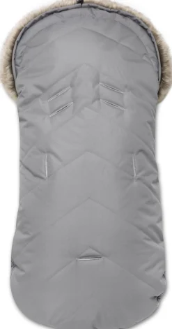 Zimowy śpiworek dziecięcy do wózka, gondoli i sanek - GREY WINTER
