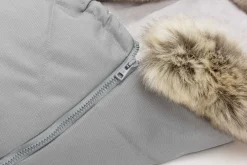 Zimowy śpiworek dziecięcy do wózka, gondoli i sanek - GREY WINTER