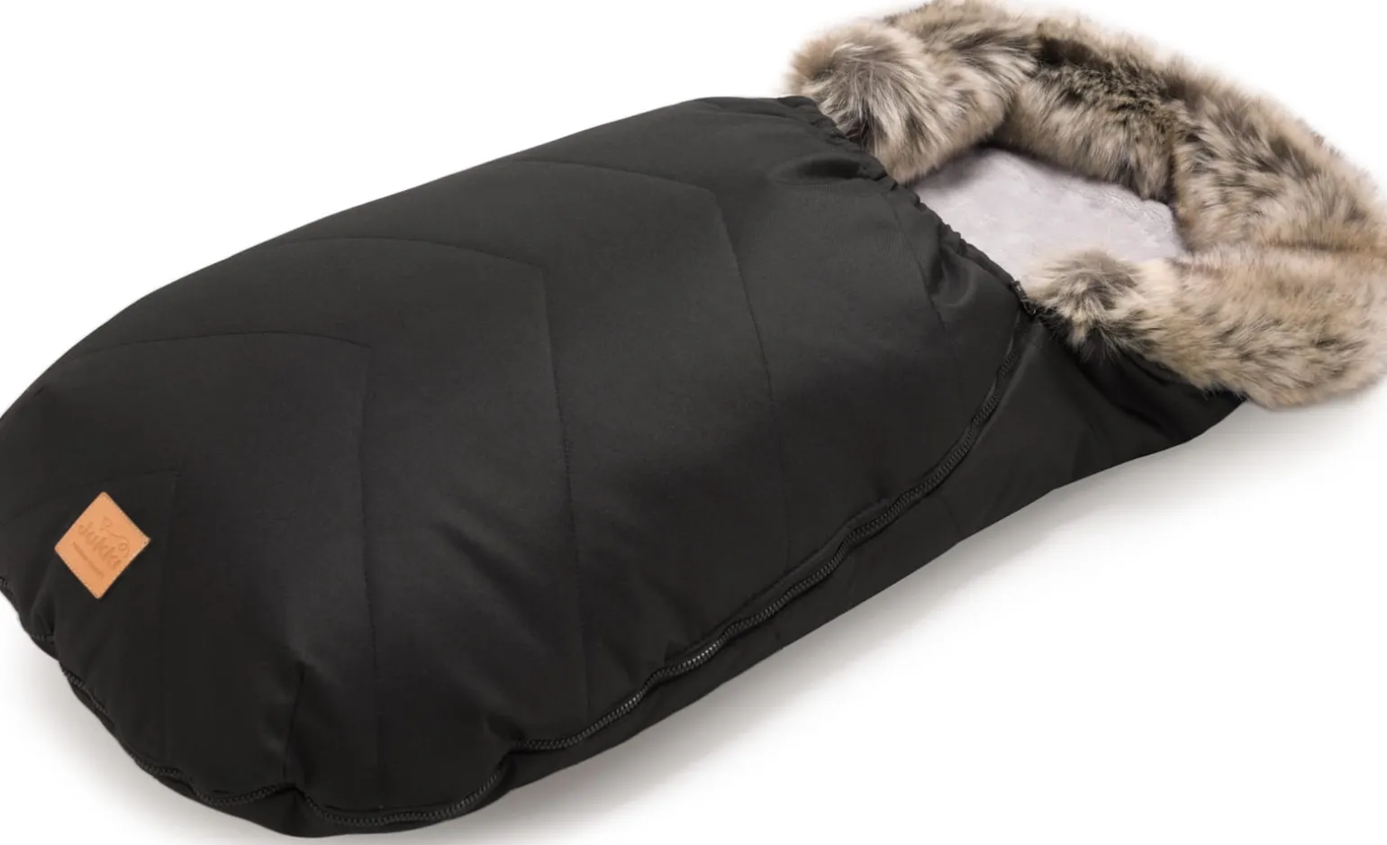 Zimowy śpiworek dziecięcy do wózka, gondoli i sanek - BLACK WINTER