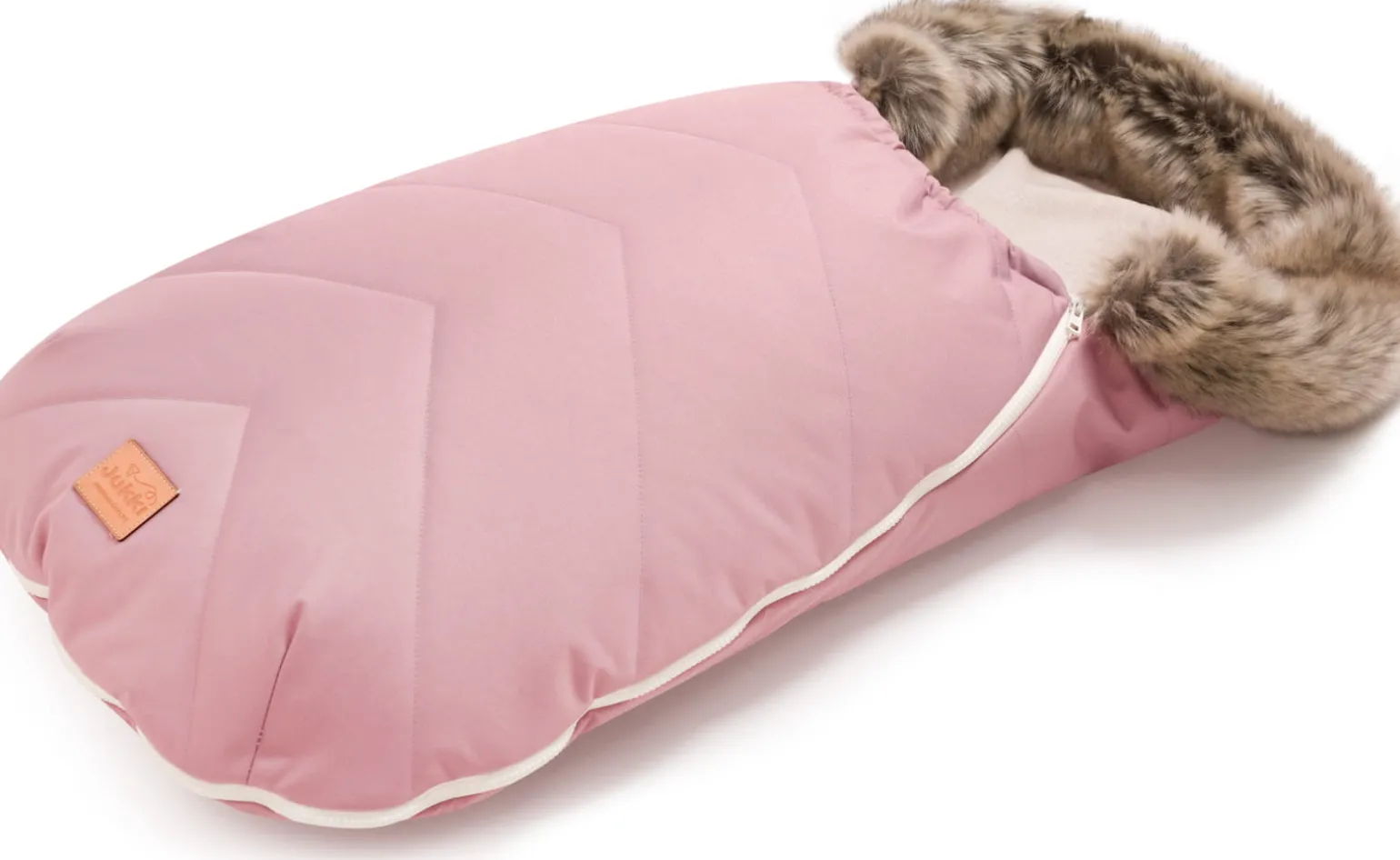 Zimowy śpiworek dziecięcy do wózka, gondoli i sanek - PINK WINTER