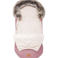 Zimowy śpiworek dziecięcy do wózka, gondoli i sanek - PINK WINTER