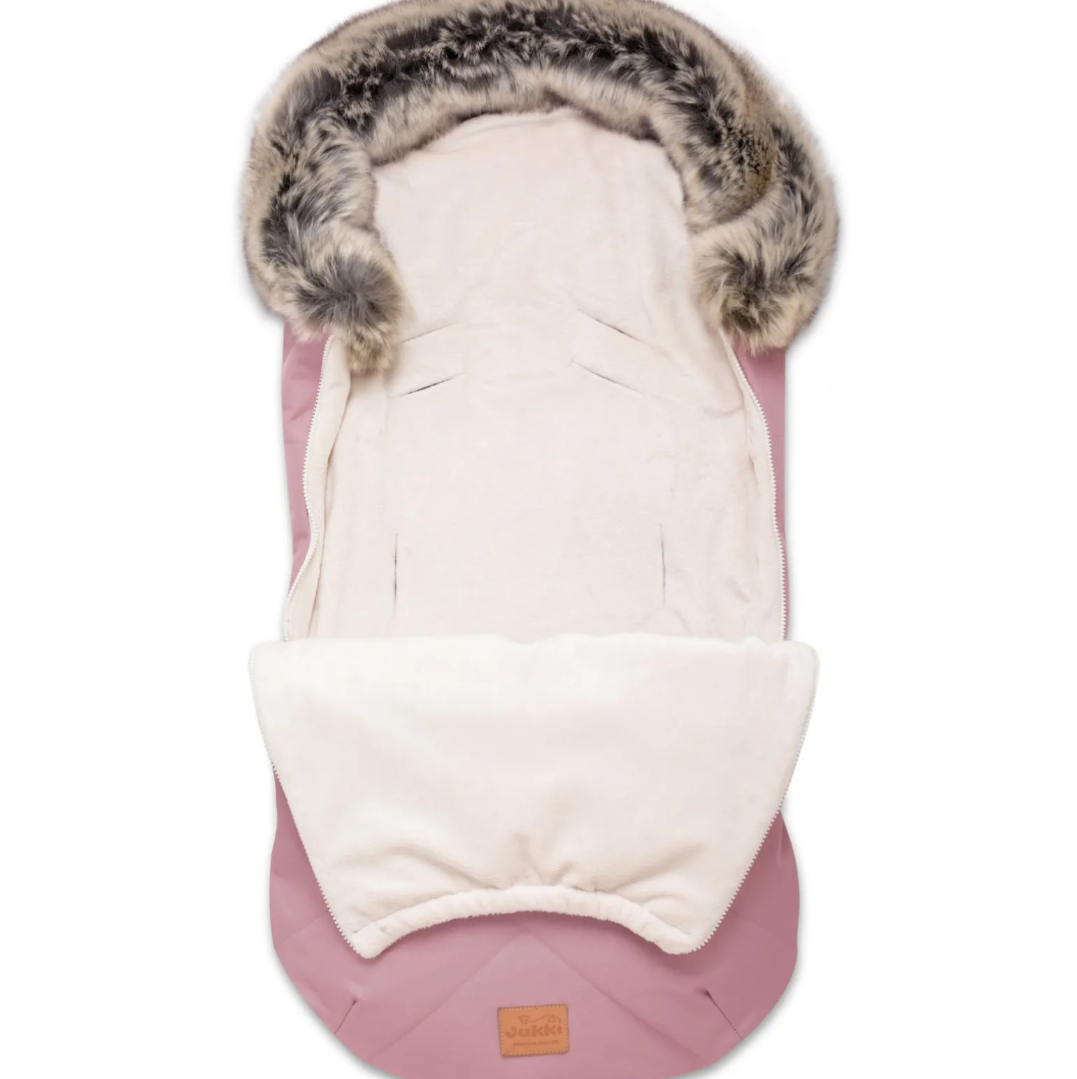 Zimowy śpiworek dziecięcy do wózka, gondoli i sanek - PINK WINTER