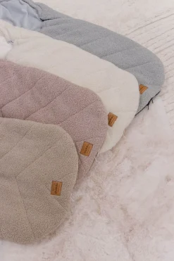 Zimowy, uniwersalny śpiworek dziecięcy Boucle do wózka, gondoli, sanek - Grey