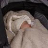 Zimowy, uniwersalny śpiworek dziecięcy Boucle do wózka, gondoli, sanek - Beige